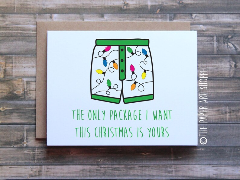 Funny Christmas Card Funny Christmas Card for Boyfriend Etsy