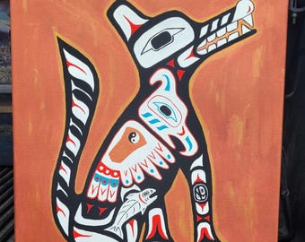 Nourish - Acrylic painting on stretched canvas