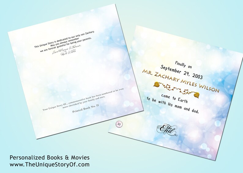 Unique children's personalized movie book & DVD saying child and parents name-Glossy Cover image 8