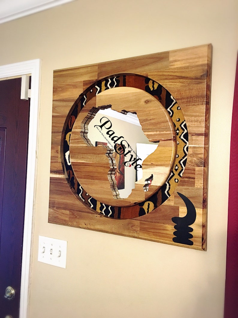 Africa Mirror Custom Mirrors Africa Shape Mirror Home Etsy