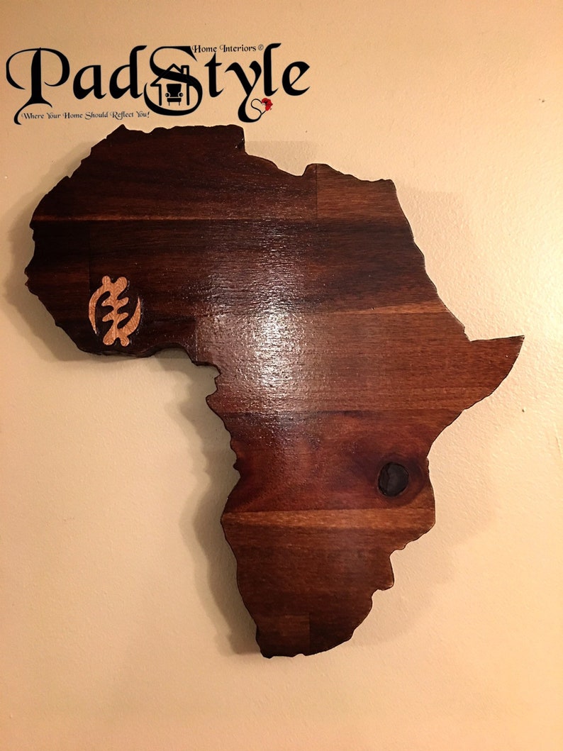 Africa Wall Plaque Wood Decor Wood Art African Decor Etsy