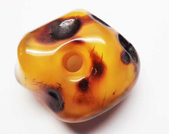 145g. Huge Baltic Amber Pendant, Genuine Baltic Amber, Amber Donut Pendant, Amber for Collectors, Butterscotch Amber, Antique Amber
