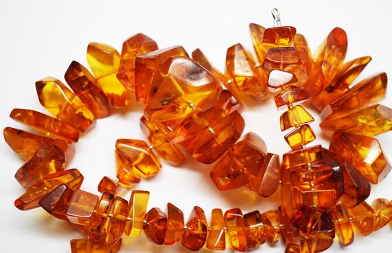 127g Vintage Necklace Baltic Amber