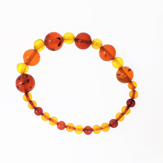 Handmade baltic amber bracelets 5,1g