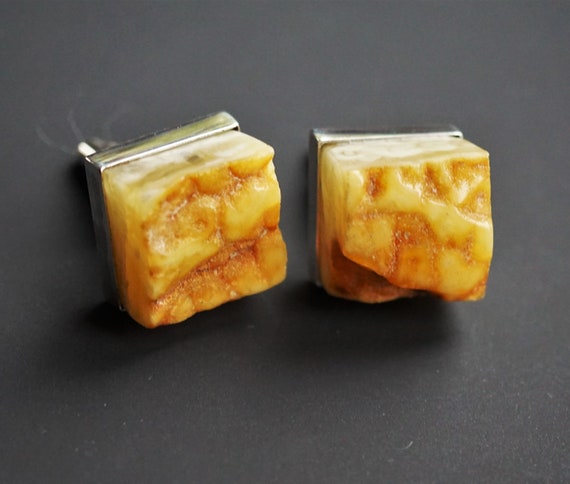 19.3g Original Baltic Amber Cufflinks