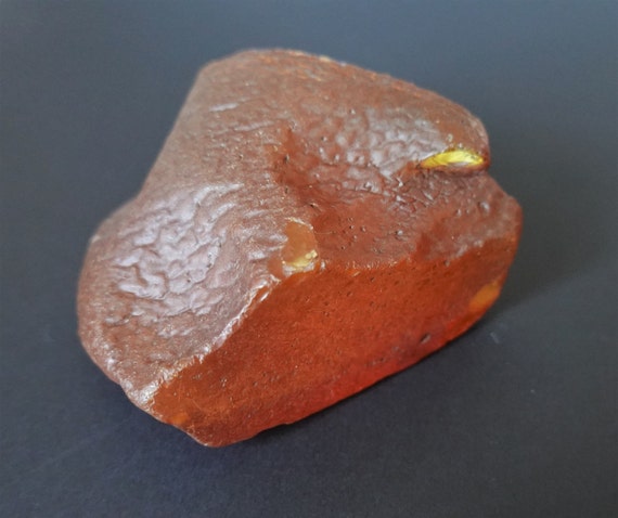 72g. Natural Baltic Amber Stone, Raw Amber Piece, Untreated Amber Stone