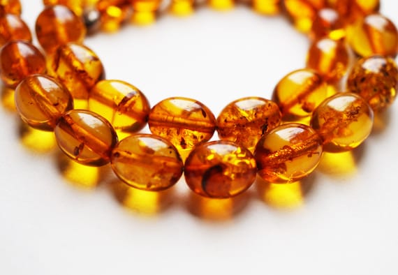 Natural Baltic Amber Necklace - 25 g, Not Pressed Amber