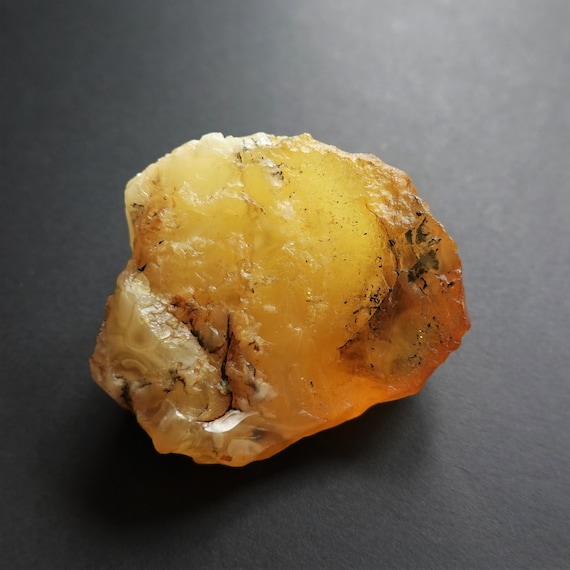 54,3g. Natural Baltic Amber Stone, Raw Amber Piece, Untreated Amber Stone, Yellow/Butterscotch Amber