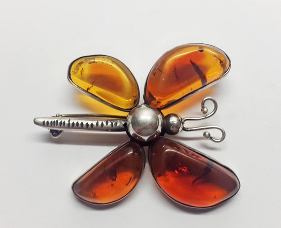 Amber Brooch