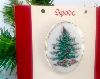 vintage christmas pin spode christmas tree pin original packaging spode green christmas tree famous spode tree - Christmas Pins vintage christmas pin spode christmas tree pin original packaging spode green christmas tree famous spode tree - Christmas Pins