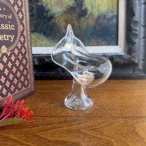 Vintage Jack in the Pulpit Vase, Handmade, Vanity Decor, Classic Lines, Calla Lilly Case