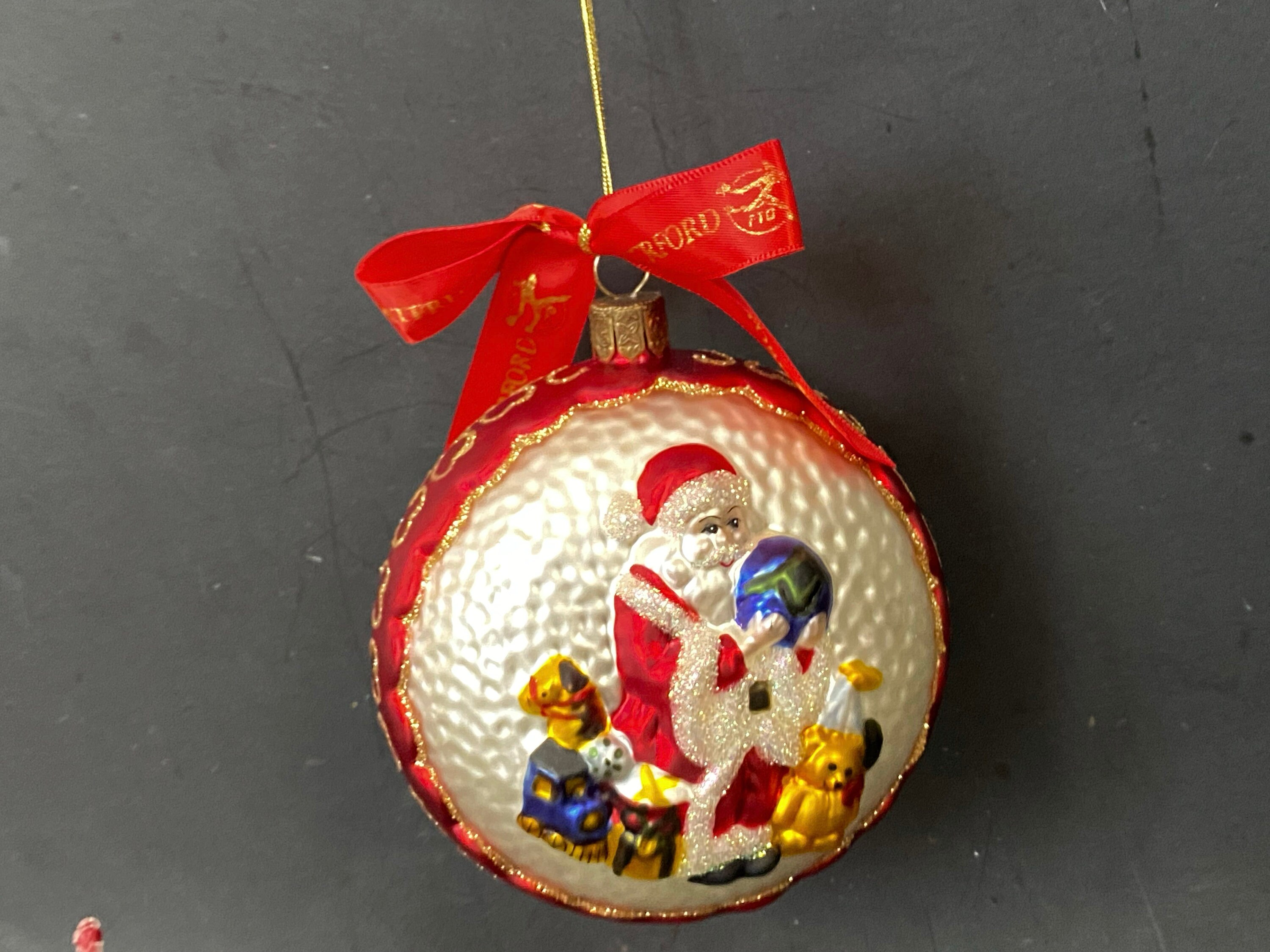 Glass waterford christmas ornaments Clearance