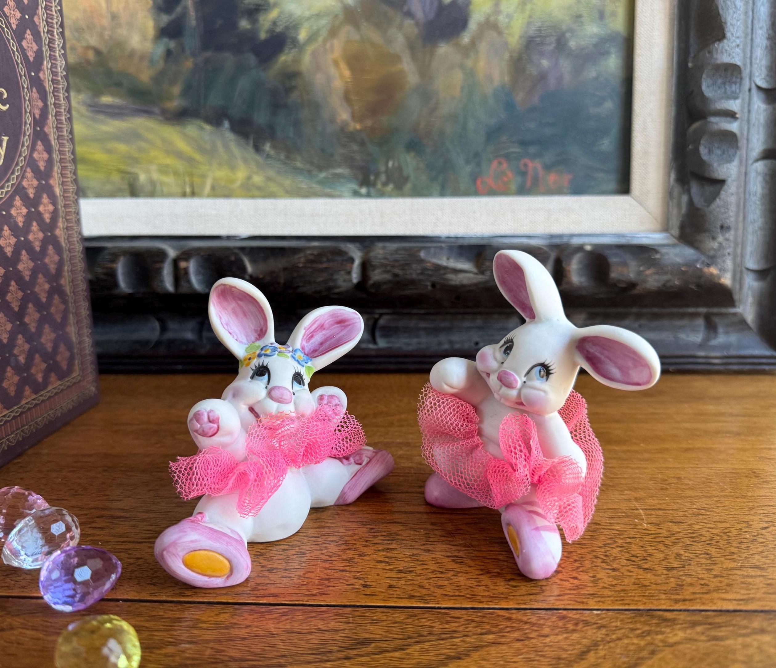 Vintage Easter Decor, Ballet Bunnies, Dancing Easter Bunnies - Etsy