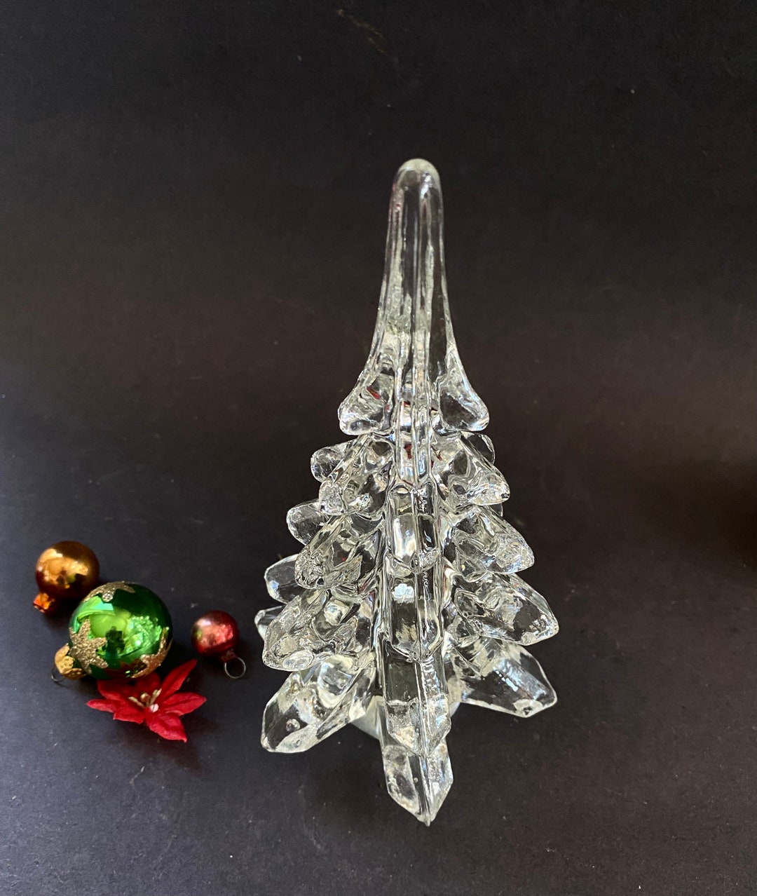 Vintage Glass Christmas Tree Vintage Christmas Decor Etsy