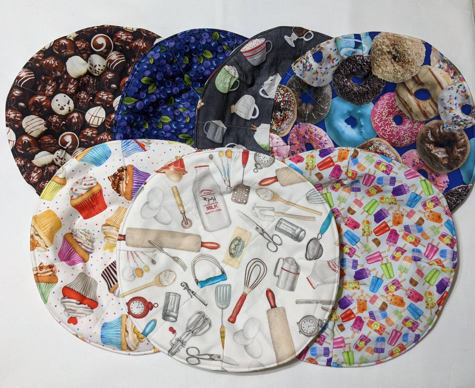 Microwave Dinner Plate Cozy / Dinner Plate Cozy / Reusable Etsy