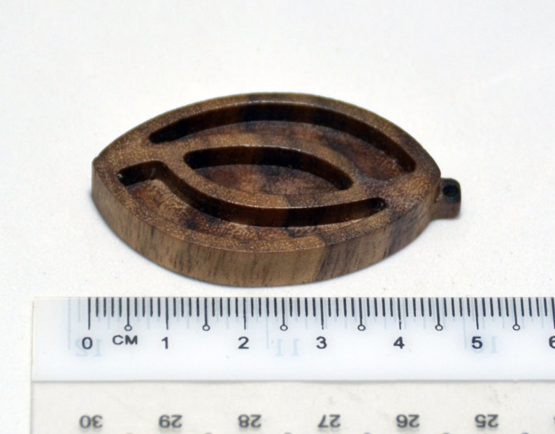 Wooden Pendant Trays Pendant Blank Dark Walnut Base Blank Etsy