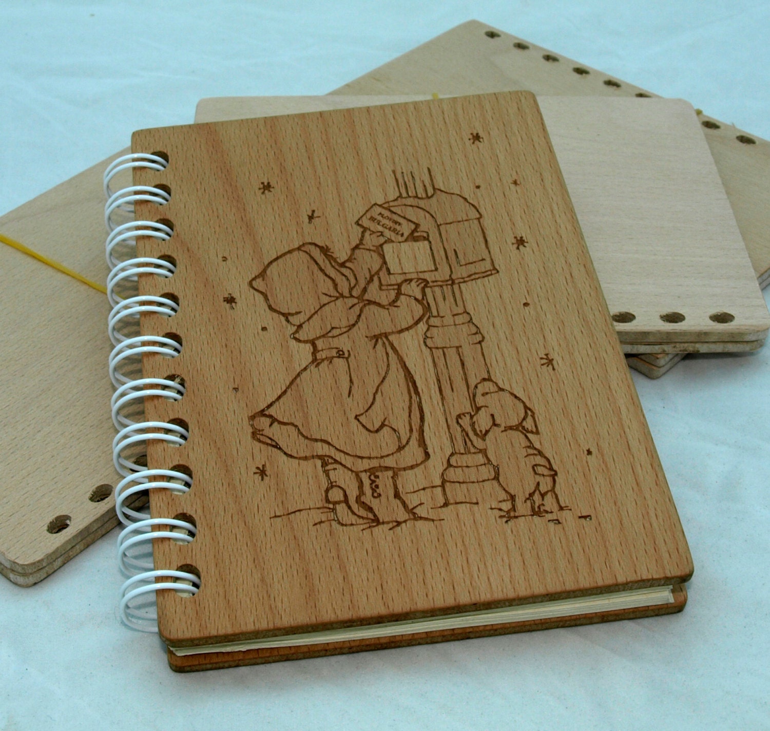 Personalized Wooden Notebook А6,wooden Book, Notebook , Wooden Cover