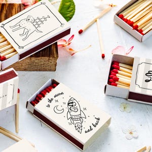 Personalized wedding matchboxes  / custom matchboxes / wedding favors / wedding matches / custom matchbooks / wedding favours / Matchbox