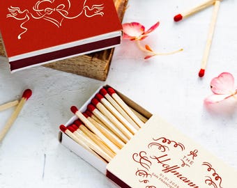 Cajas de cerillas personalizadas para bodas / regalos de boda para invitados al por mayor / cajas de cerillas personalizadas / regalos de boda / regalos de fiesta / decoración de bodas