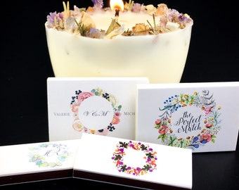 Set of Personalized Wedding matchboxes -  "The Perfect Match" Matchboxes