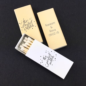 Set of personalized matchboxes / custom matchbooks / wedding favor / custom matches / custom matchboxes / matchbox / match box