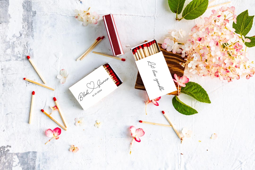 Match Made in Heaven – Custom Wedding Matchboxes - Unique Wedding ...