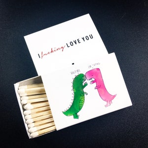 Coppia di scatole di fiammiferi di design personalizzati - Matchbook di design personalizzati