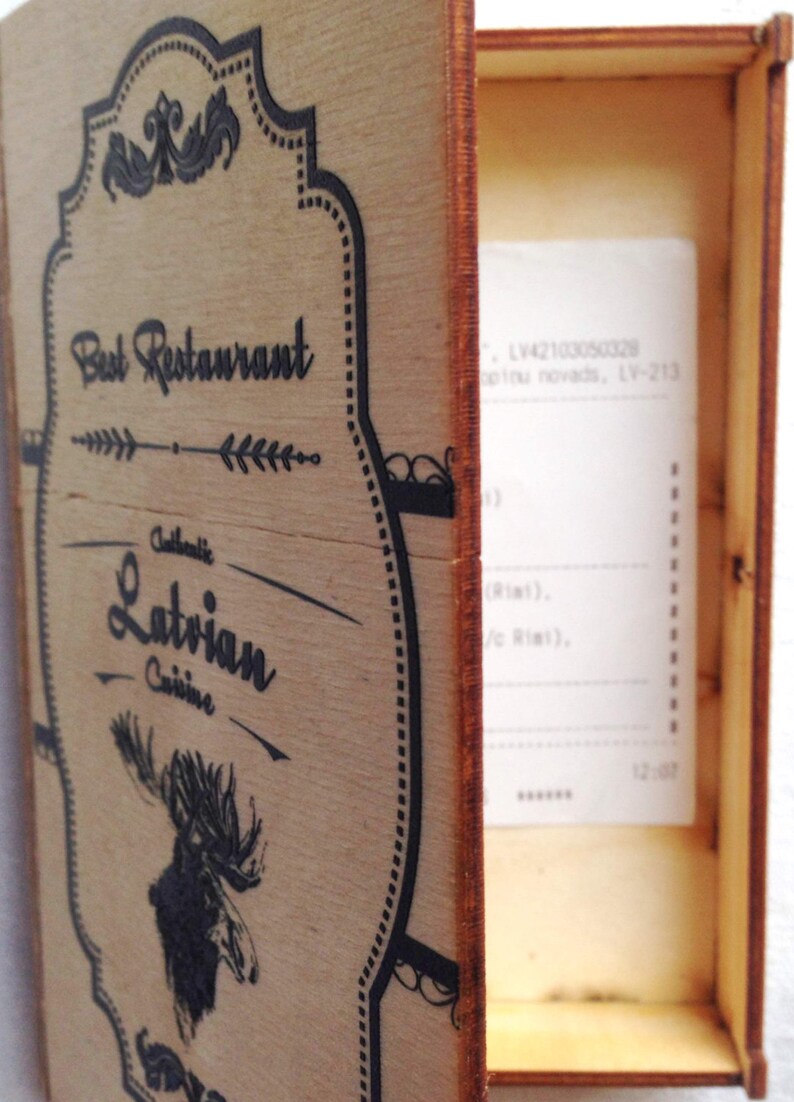 Custom Restaurant Check Presenters Rustic Wood Check Out Etsy