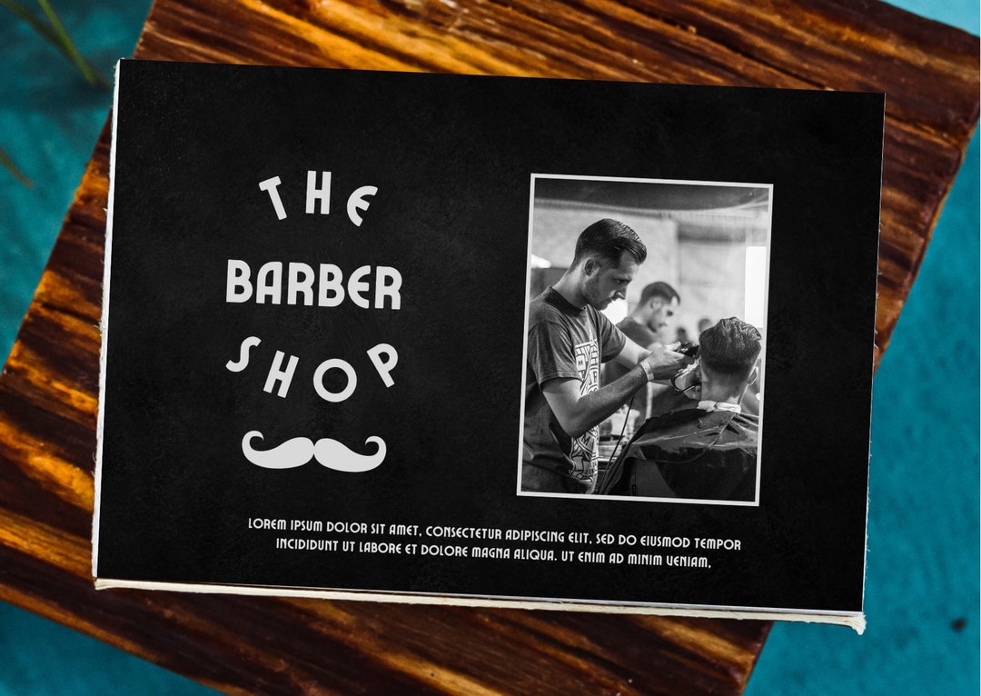 BARBER SHOP Matches / Thank You Matches / Barber Shop Marketing Favor