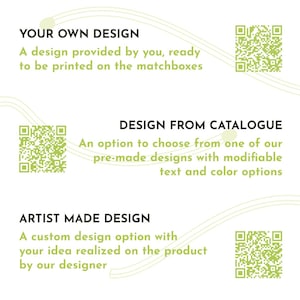 BUSINESS LOGO custom Matchbox / bulk matches / favor for customers / Business matches / marketing materials / inexpensive favor image 2