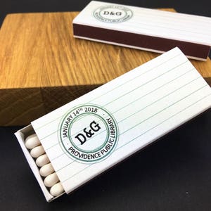 Set of Wedding Matchboxes * Personalized Matches * Custom Macthes * Wedding Matches * Custom Matchboxes * Personalized Matchbox * Matches