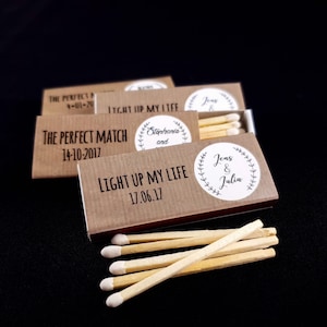 Personalized Rustic Matchboxes - Rustic Craft Design Matchboxes / Wedding favor / Wedding gift box / Candle gift / Cigar bar / Engagement