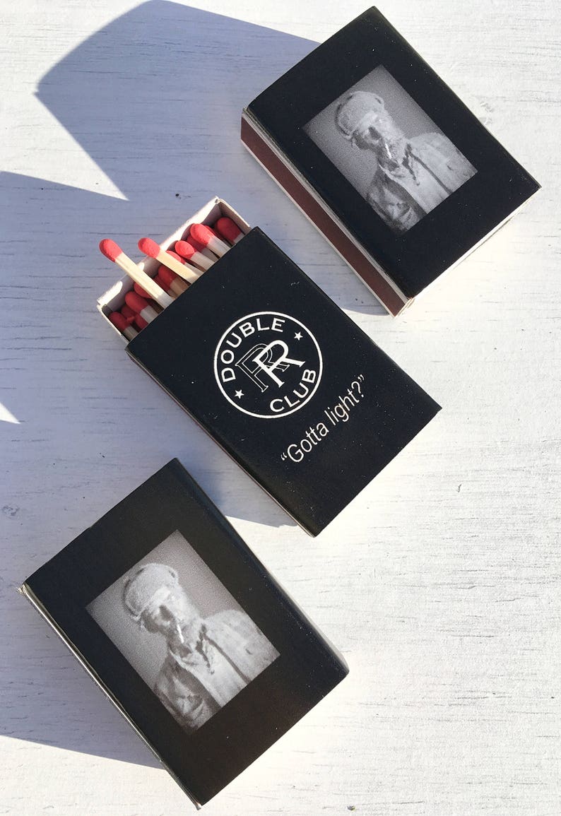 Set of 50 Custom Matchboxes Personalized Matches Custom Etsy