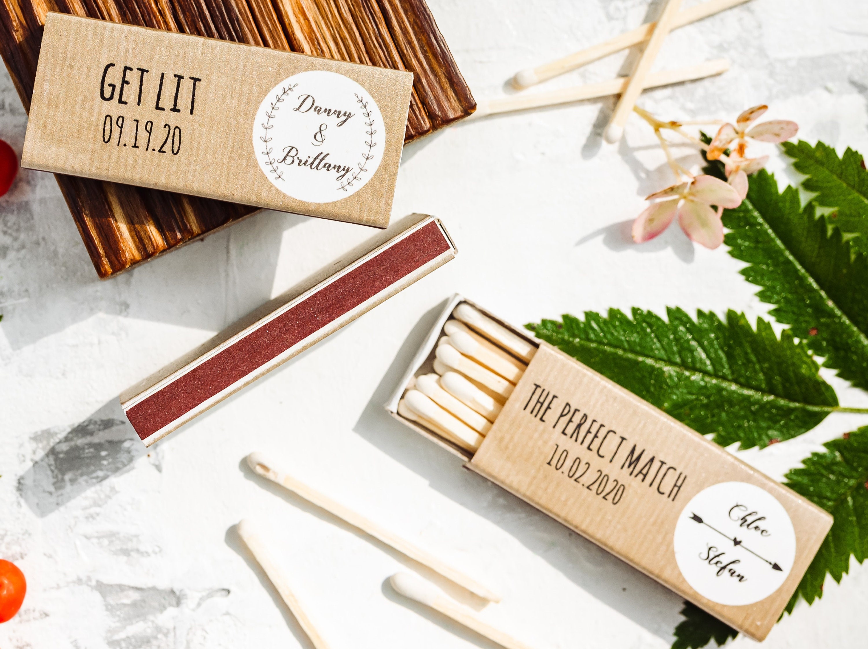 GET LIT Rustic wedding custom matchboxes / Boho wedding Matchboxes / Wedding favor / Matches / Rustic wedding decor / Rustic party GET LIT Rustic wedding custom matchboxes / Boho wedding Matchboxes / Wedding favor / Matches / Rustic wedding decor / Rustic party