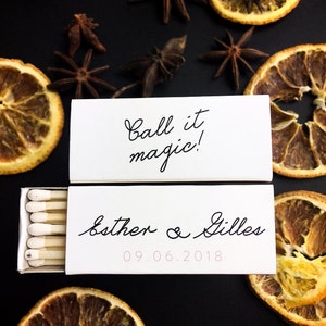 Matchbox / wedding favors / Weeding decor / Custom matchboxes / Black and white design / Gifts / party Favors / Match book
