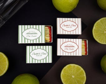 Cajas de cerillas personalizadas con boceto del lugar de celebración - Cerillas de boda personalizadas - Dibujo personalizado del lugar de celebración - Recuerdos para invitados de boda - Pedidos al por mayor - Cajas de cerillas para bodas
