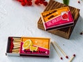 Bulk Custom Vintage Matches - Personalized Matchboxes -  Favor Matchboxes - Vintage Decor - Bridal Shower - Boho wedding - Rustic wedding product logo