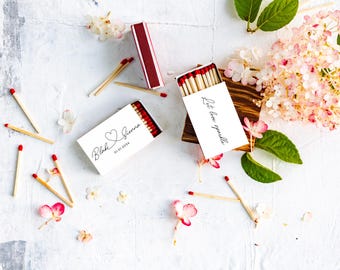 Caja de cerillas personalizada para boda / caja de cerillas personalizada / cerillas de boda / recuerdos de boda / cajas de cerillas de boda / caja de cerillas / caja de cerillas