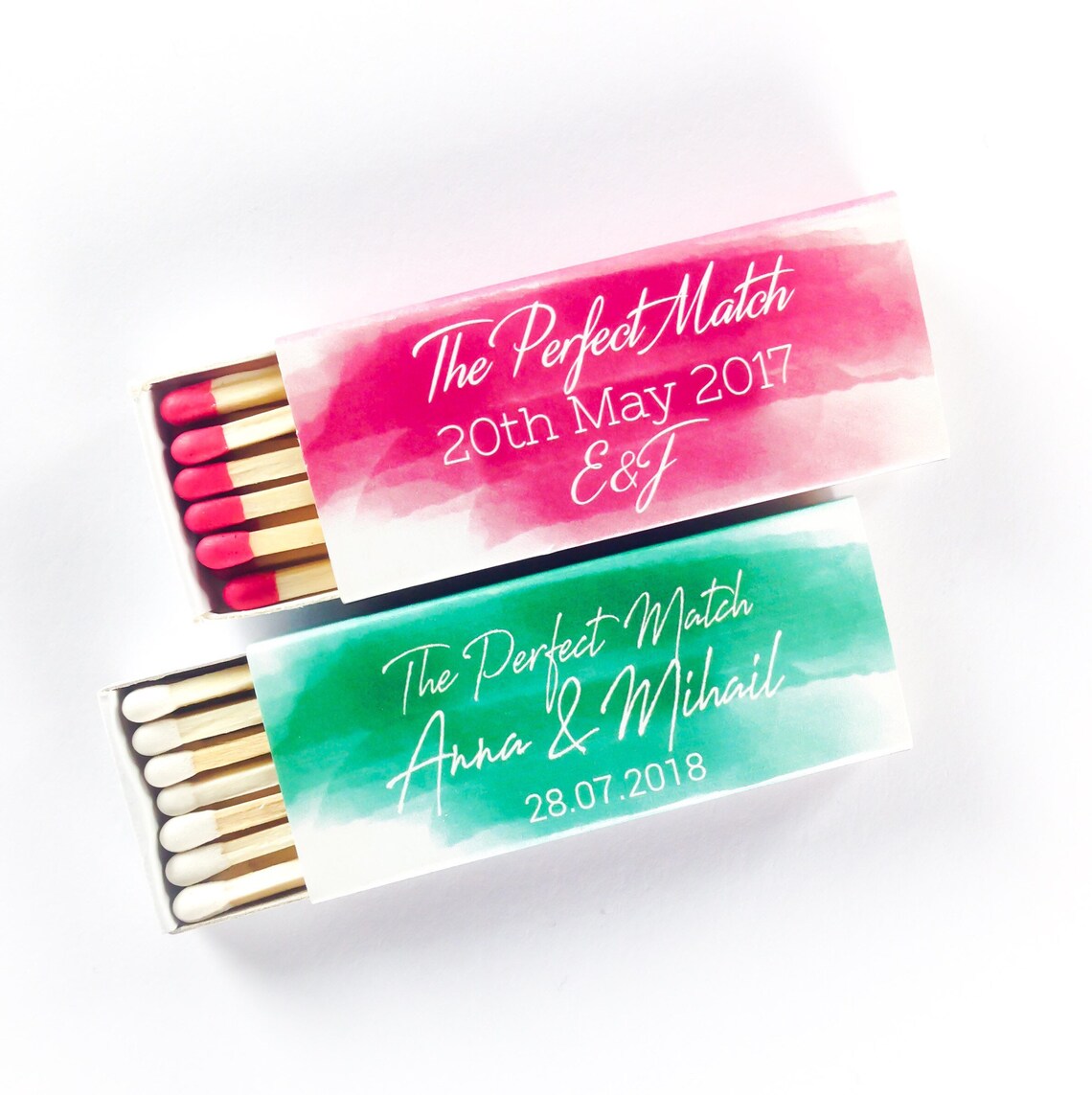 50 Personalized Matchboxes Custom Matchbox Photo Matchbox Etsy