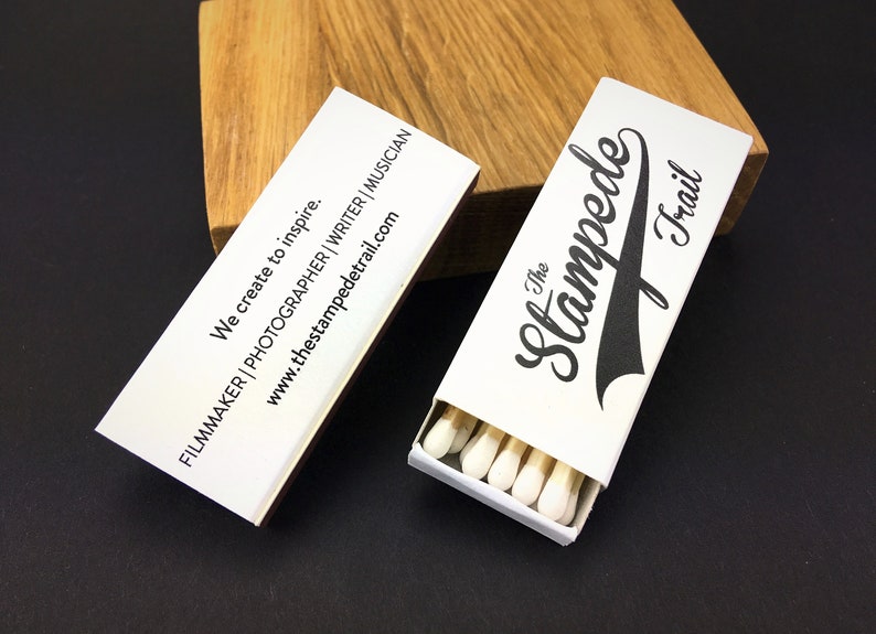 Matches for Business Matchboxes with Logo Matchbooks for Etsy