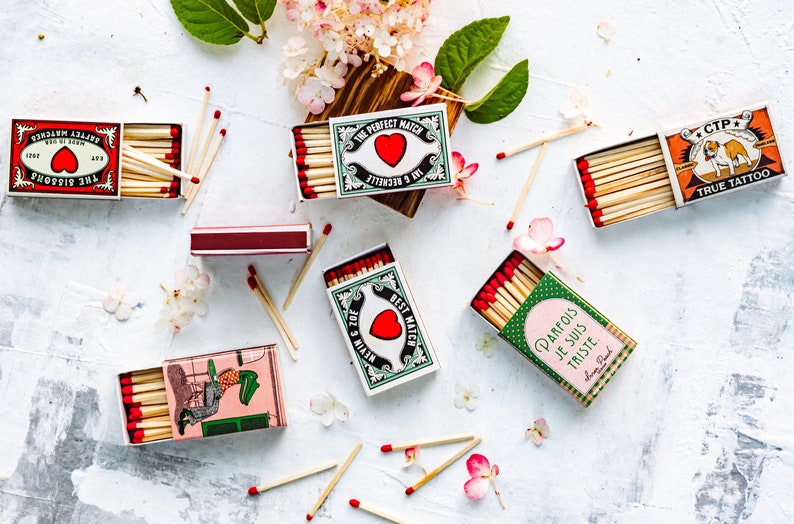 BUSINESS LOGO custom Matchbox / bulk matches / favor for customers / Business matches / marketing materials / inexpensive favor image 4