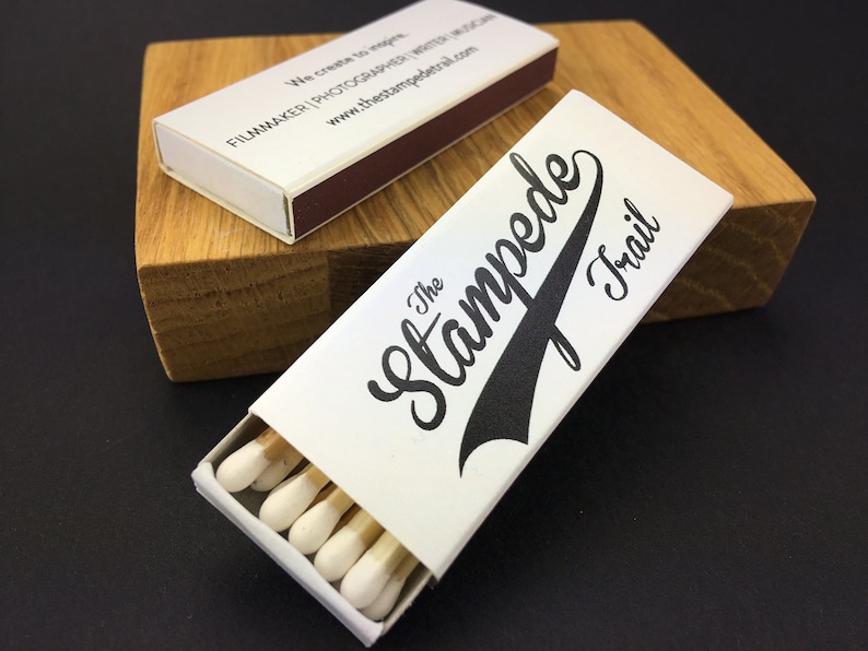 Matches for Business Matchboxes with Logo Matchbooks for Etsy