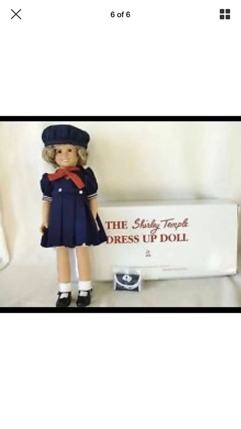 shirley temple dress up doll