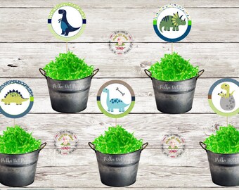 Dinosaur Centerpieces Birthday Party Baby Shower Wedding Shower Game Instant Printable Digital Download
