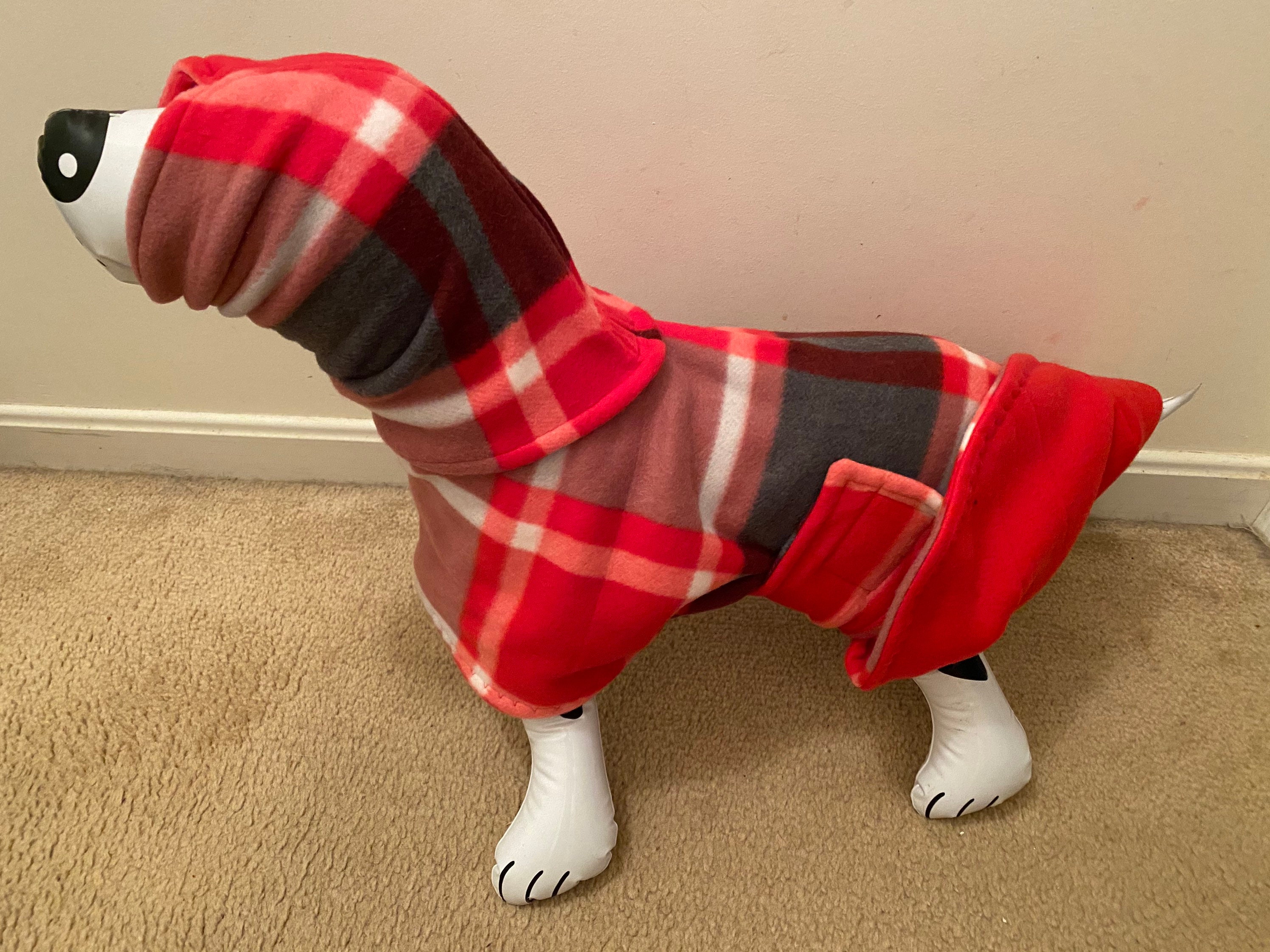 Whippet Small Sighthound Dog Coat and Snood Double Layer | Etsy
