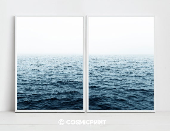 Print A4 A3 Ocean Calm Poster Animal Wall Art Decor