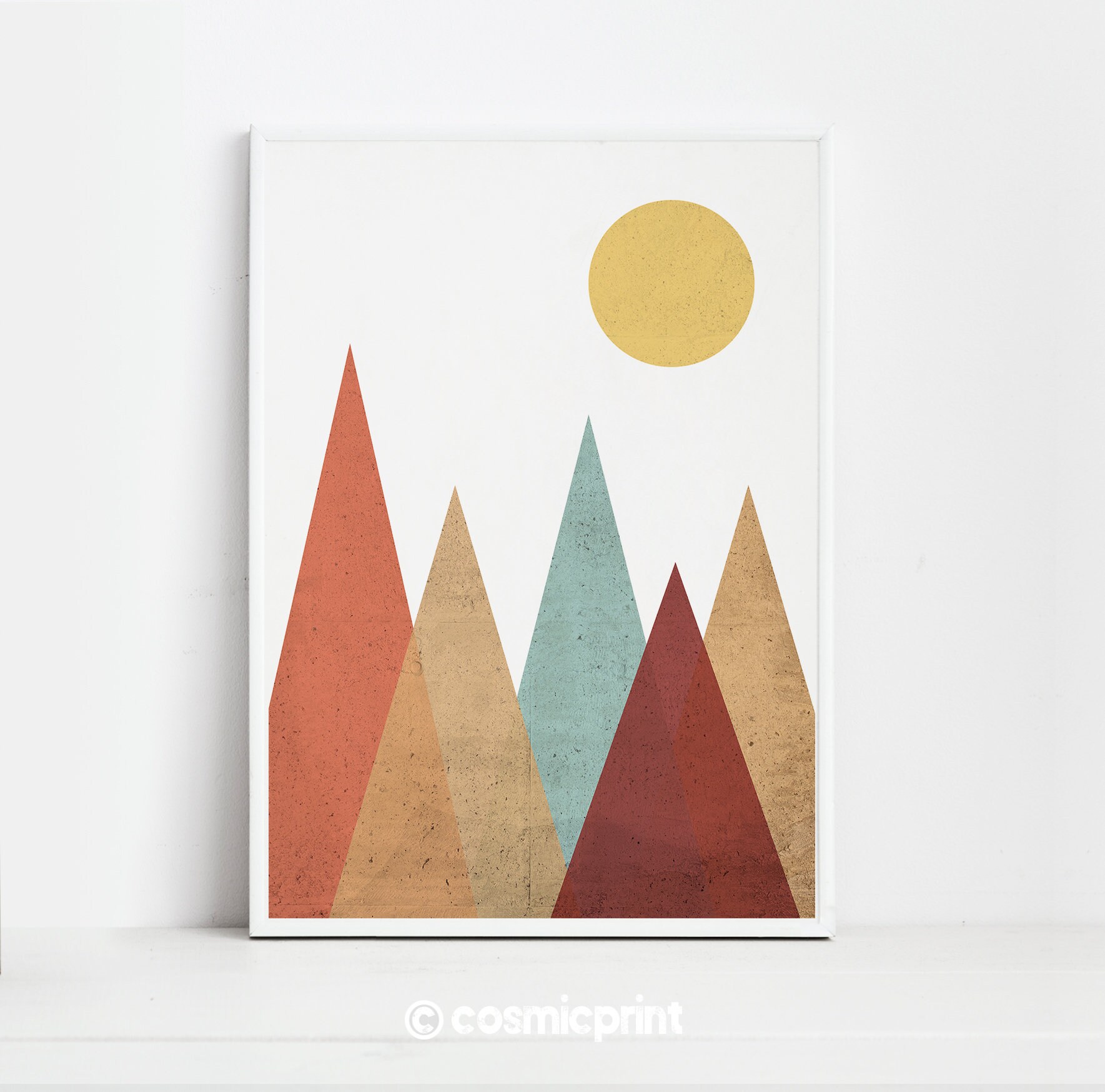 Digital Art Prints Orange Print Wall Art Prints Posters Etsy