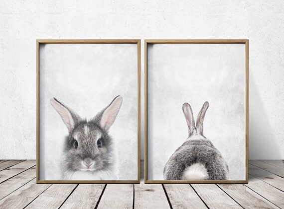 bunny artwork for nursery