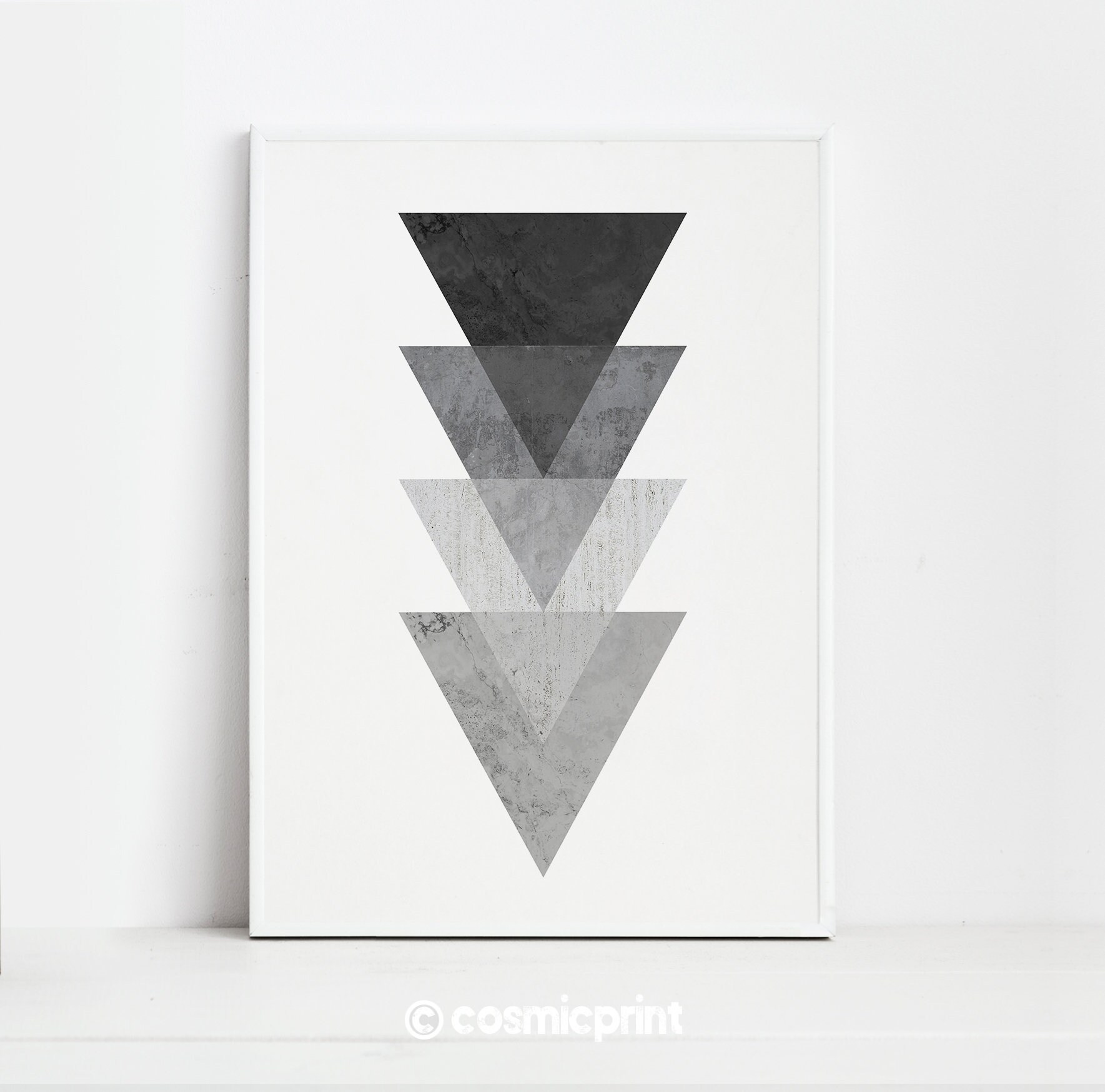 Black and white Prints Geometric Wall Art Geometric Prints Etsy