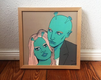 The couple from Mars.